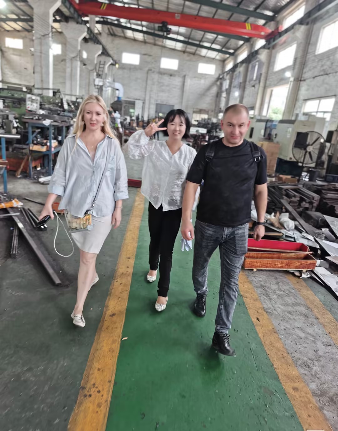 International visitors at the workshop